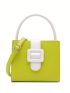 Mini Colorblock Square Bag Top Handle Fashionable For Daily