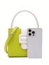 Mini Colorblock Square Bag Top Handle Fashionable For Daily