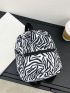 Zebra Striped Pattern Classic Backpack Funky Style