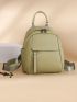 Mini Fashion Backpack Solid Color Fashion Style