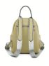 Mini Fashion Backpack Solid Color Fashion Style