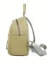 Mini Fashion Backpack Solid Color Fashion Style