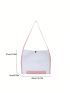 Summer Seaside Beach Simple Waterproof PVC Large Capacity Shoulder Bag