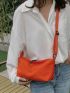 Neon Orange Hobo Bag Funky Style