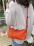 Neon Orange Hobo Bag Funky Style