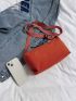 Neon Orange Hobo Bag Funky Style