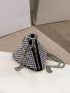 Mini Rhinestone Decor Chain Novelty Bag Glamorous