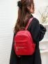 Minimalist Classic Backpack Solid Color