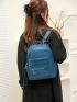 Minimalist Classic Backpack Solid Color