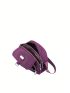 Purple Crossbody Bag Nylon Fashionable Patch Decor