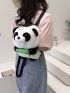 Panda Design Novelty Bag Zipper Adjustable Strap Cute Polyester