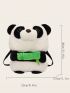 Panda Design Novelty Bag Zipper Adjustable Strap Cute Polyester