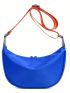 Letter Print Hobo Bag Blue Fashionable Adjustable Strap For Daily