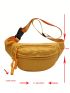 Women Yellow Waist Bag Female Waterproof Belt Bag Crossbody Chest Bag Ladies Fashionable