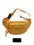 Women Yellow Waist Bag Female Waterproof Belt Bag Crossbody Chest Bag Ladies Fashionable