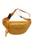 Women Yellow Waist Bag Female Waterproof Belt Bag Crossbody Chest Bag Ladies Fashionable