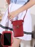 Universal Mobile Phone Bag Purse Touch Screen Women's Bag PU Leather Wallet Card Holder Shoulder Bag