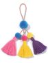 Bohemian Tassel Keychain For Women Bag Charm Key Cell Phones Pendant Keyring