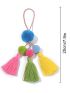 Bohemian Tassel Keychain For Women Bag Charm Key Cell Phones Pendant Keyring