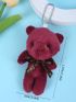 Cartoon Bear Design Bag Charm Cute Style