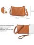 Small Crossbody Bag for Women Vegan Leather Wallet Purses Satchel Shoulder Bags Wristlet Clutch Handbags