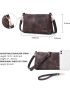 Small Crossbody Bag for Women Vegan Leather Wallet Purses Satchel Shoulder Bags Wristlet Clutch Handbags