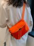 Neon Orange Waist Bag Funky Style