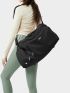 Sport Gym Bag For Women With Pocket And Shoes Compartment, Travel Duffel Bag