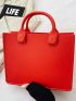 Large Bag Waterproof Soft Eva Organizer Summer Storage Tote Handbag