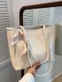 Leisure Shopping Work Medium Minimalist, One Shoulder Bag Beach Bag Tote Bag