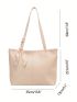 Leisure Shopping Work Medium Minimalist, One Shoulder Bag Beach Bag Tote Bag