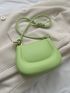 Mini Saddle Bag Solid Color Fashion Shoulder Bag