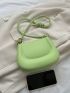 Mini Saddle Bag Solid Color Fashion Shoulder Bag