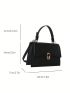 Mini Minimalist Flap Square Bag Top Handle Elegant