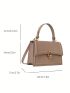 Mini Minimalist Flap Square Bag Top Handle Elegant