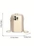 Mini Square Bag Air Conditioner Remote Control Design Fashion Chain Zipper PU