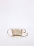 Mini Quilted Flap Square Bag Fashionable For Daily