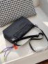 Black Minimalist Casual Hobo Bag For Daily Life Shoulder Bag