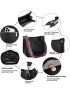 Crossbody Bag Purse for Women 2Pcs Leather  Handbag Wallet Set With 2Adjustable Guitar Leopard Strap Crossbody Bag