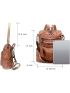 Leather Backpack Purse for Women Fashion Tassel Ladies Shoulder Bags Designer Large Backpack Travel Bag