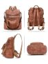 Leather Backpack Purse for Women Fashion Tassel Ladies Shoulder Bags Designer Large Backpack Travel Bag