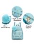 Girls Fashion Backpack Mini Backpack Purse for Women Teenage Girls Purses PU Leather Pompom Backpack Shoulder Bag