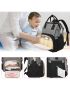 Diaper Bag Backpack Multifunction Maternity Nappy Baby Bag for Girls & Boys Large Capacity Travel Diaper Bags Black Gray