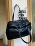 Minimalist Tote Bag Double Handle Solid Color