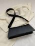 Women Fashion Crossbody Bag Solid Color Pu Messenger Bag Casual Handbag Shoulder Bag