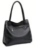 Minimalist Shoulder Tote Bag Genuine Leather Double Handle