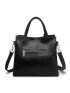 Minimalist Tote Bag Genuine Leather