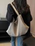 Minimalist Oversized Shopper Bag Nylon