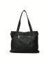 Litchi Embossed Shoulder Tote Bag Genuine Leather