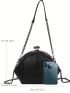 Fashion Chain Design Ladies Shoulder Bag High Quality Pu Women Solid Color Dome Bag